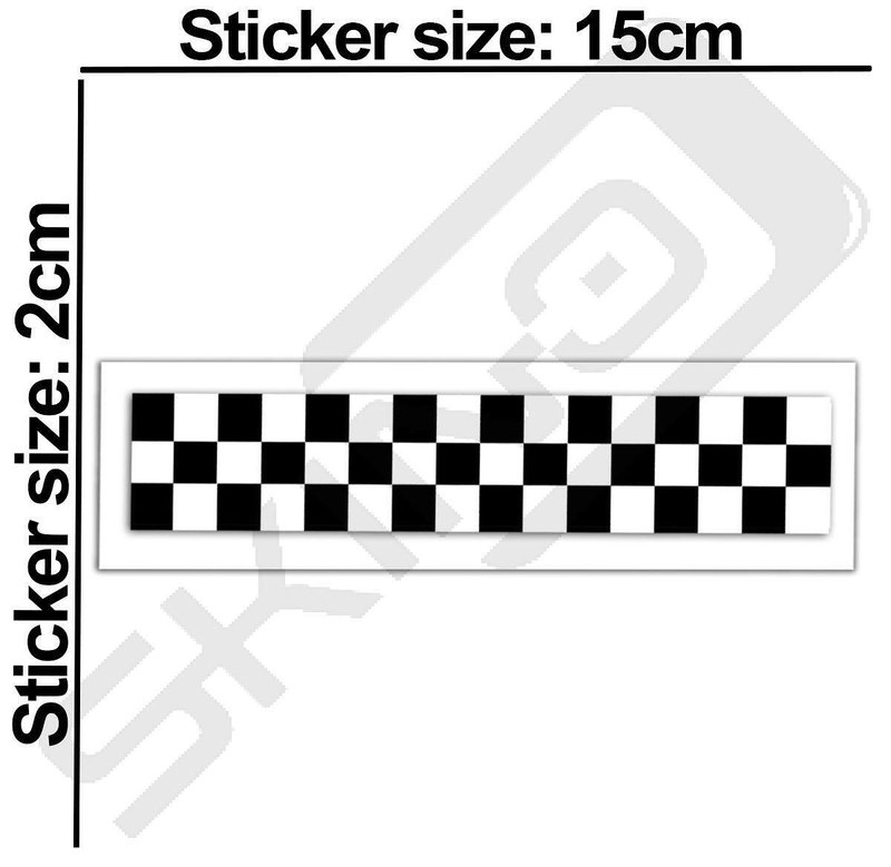 Laminated stickers [ Start Finish cool decals ] B 15 Skino