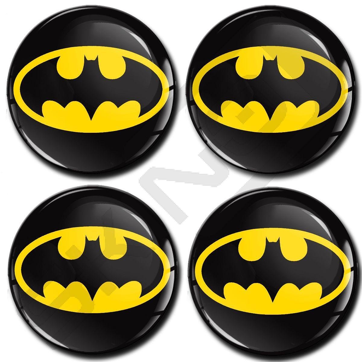 Wheel Center Caps Domed Stickers Batman A 4 X