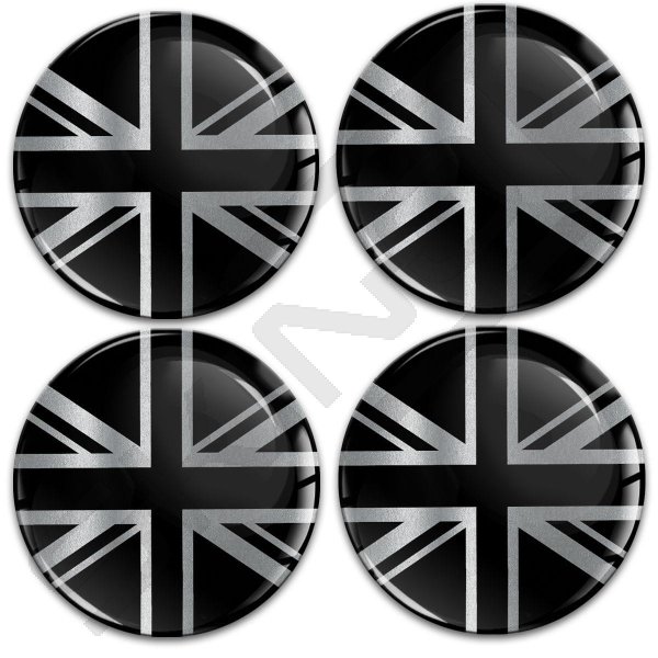 Wheel Center Caps Stickers Uk Flag A 108