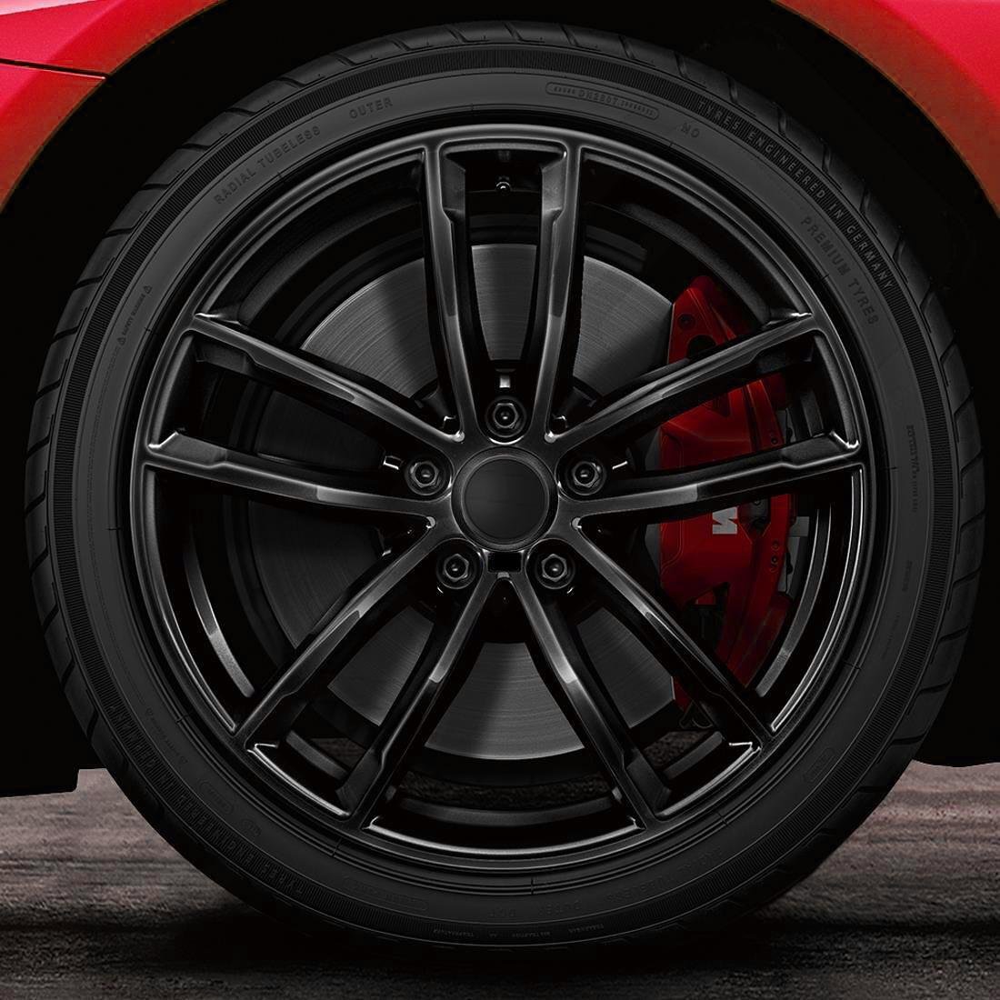 Wheel Centre / Center Caps for BMW Alloy Rims 68mm – Black Gloss Custom ...