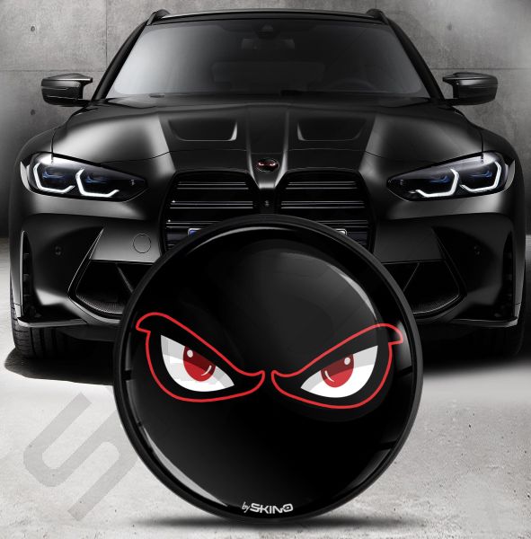 BMW Emblem [ 51148132375 No fear eyes 82mm ] EO 11 ☆ Skino