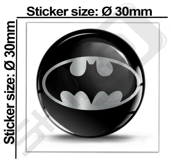 Batman Stickers [ Silicone gel Decals ] KS 187 ☆ Skino